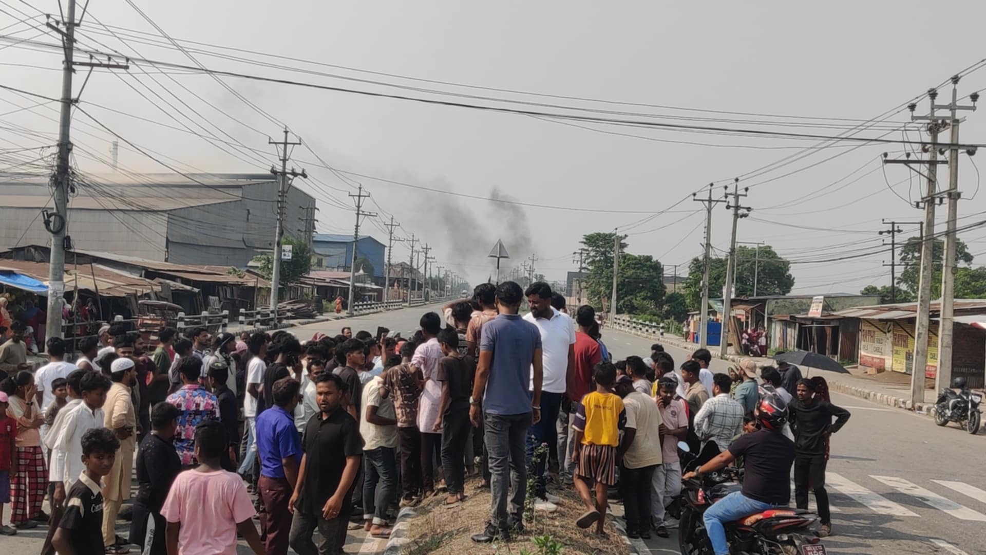 बिहानदेखि अशान्त हरैँचा बजारको स्थिति साम्य