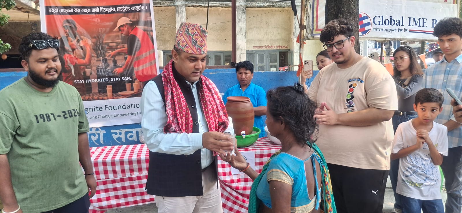 इग्नाइट फाउण्डेशनको विराटनगरमा जलसेवा
