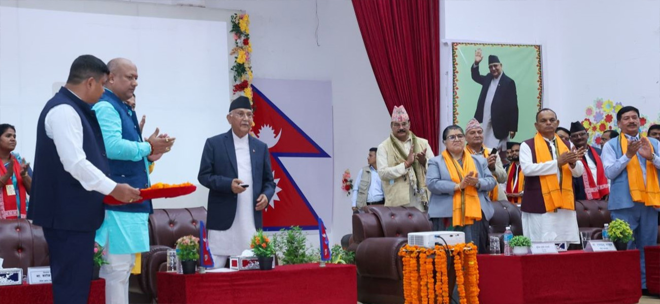 रकेटको गतिमा विकास गर्ने प्रधानमन्त्रीको घोषणा, मधेसमा एकैदिन ६४ वटा सडकको डिजिटल शिलान्यास